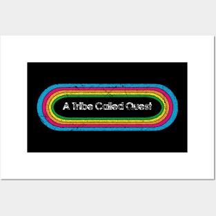 atcq ll rainbow retro Posters and Art